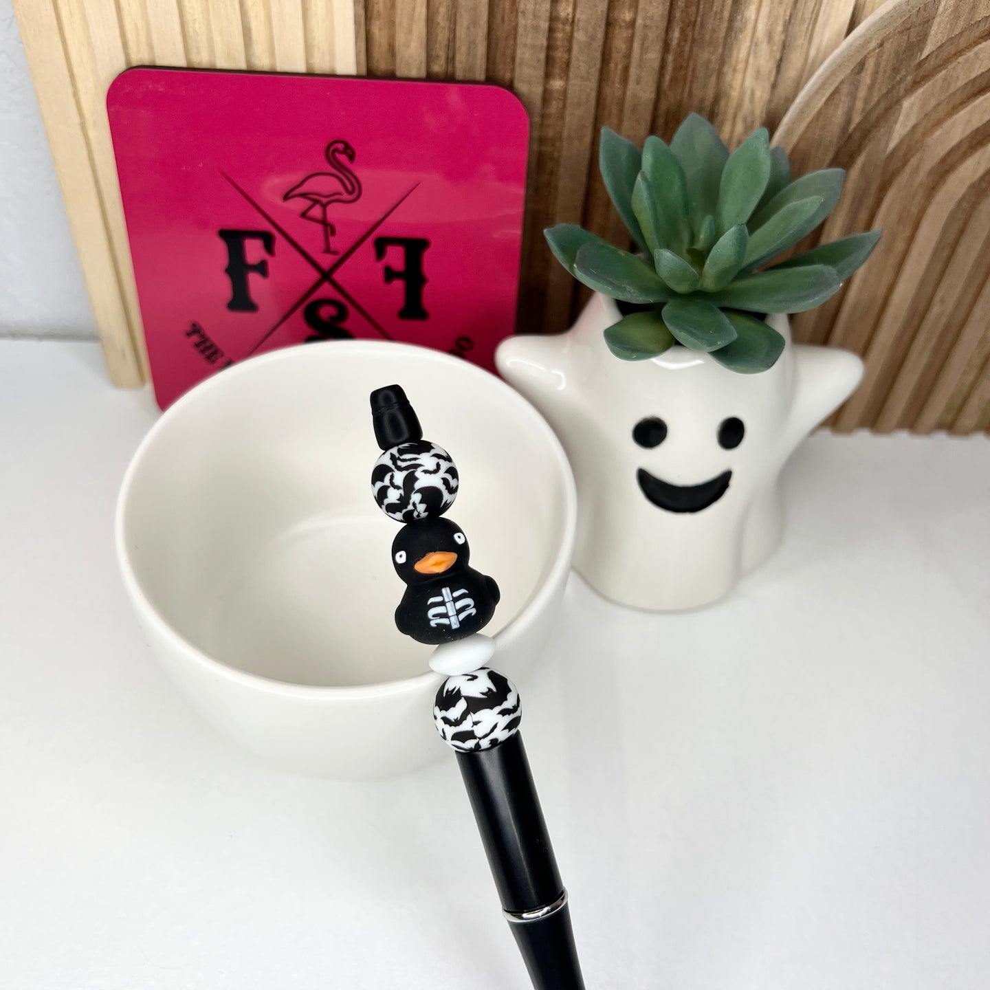 Skelli Duck Bats Plastic Pen